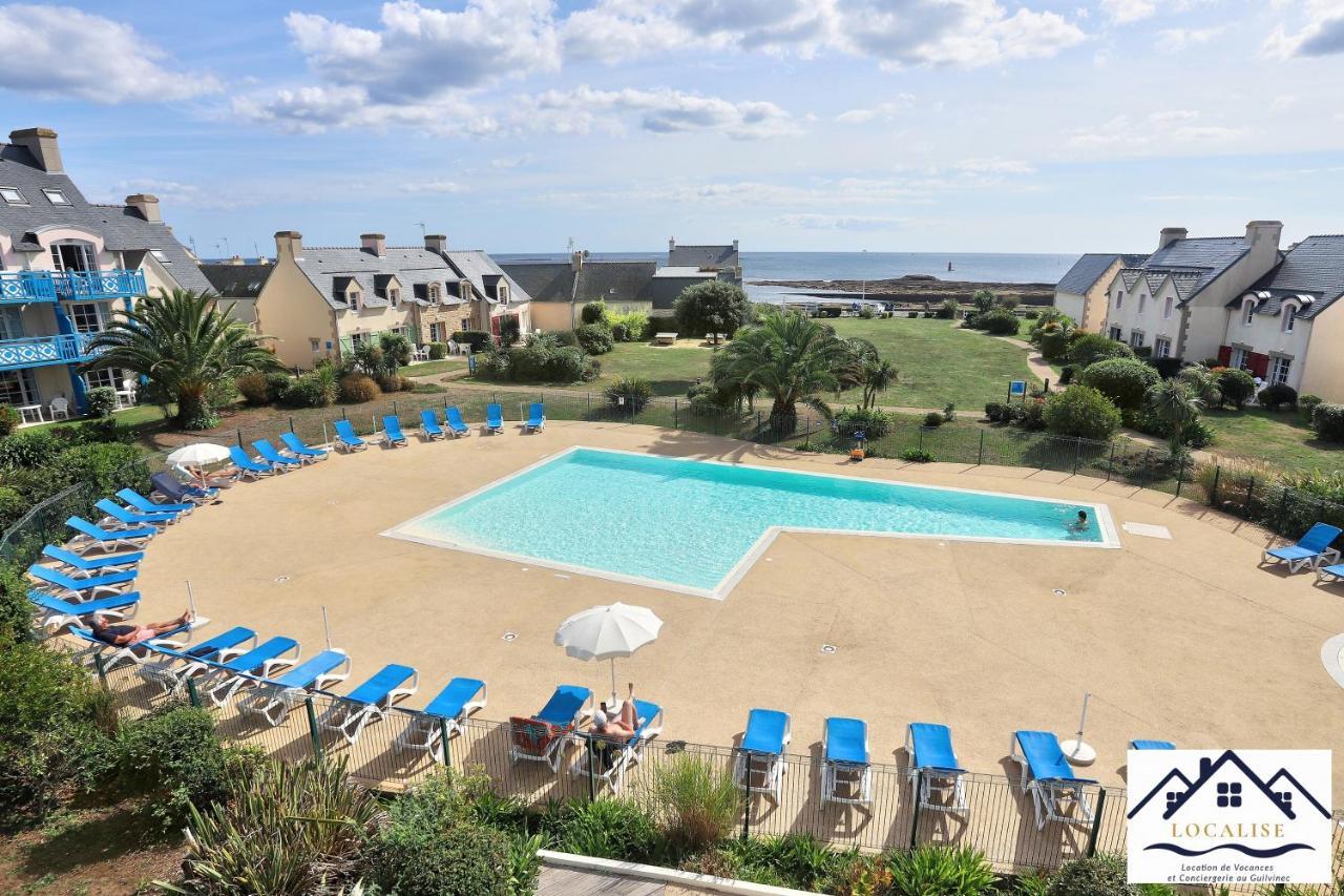 Localise Au Guilvinec - A22 - Belle Vue Sur La Mer, La Piscine Et Le Jardin - Tout A Pied, Plages, Port, Centre, Commerces, Marche - Wifi Inclus - Animaux Bienvenus - Linge De Lit Inclus المظهر الخارجي الصورة