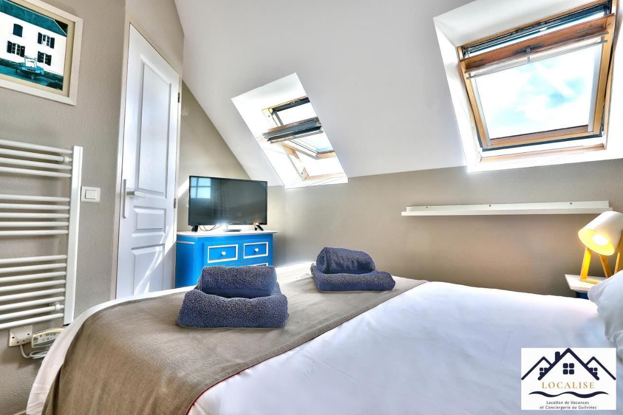 Localise Au Guilvinec - A22 - Belle Vue Sur La Mer, La Piscine Et Le Jardin - Tout A Pied, Plages, Port, Centre, Commerces, Marche - Wifi Inclus - Animaux Bienvenus - Linge De Lit Inclus المظهر الخارجي الصورة