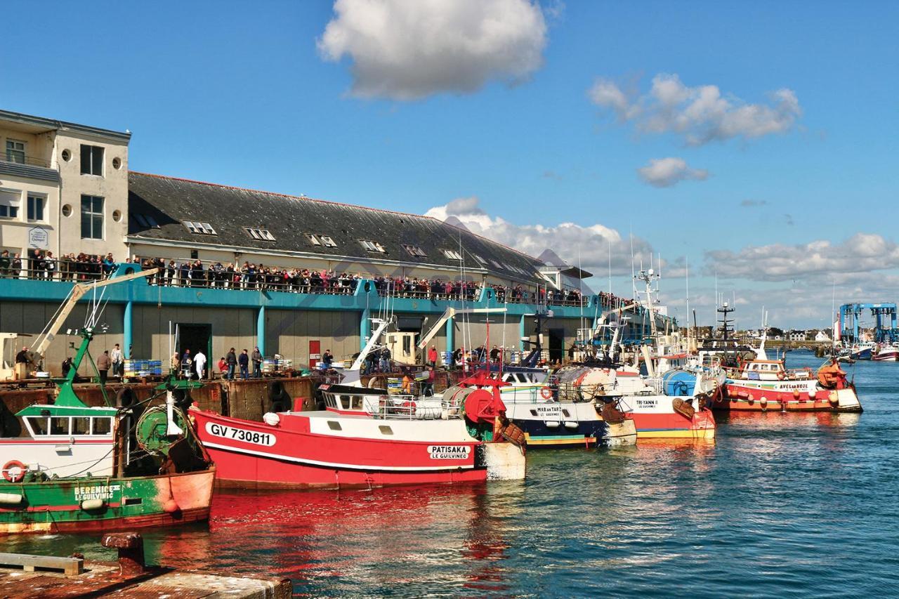 Localise Au Guilvinec - A22 - Belle Vue Sur La Mer, La Piscine Et Le Jardin - Tout A Pied, Plages, Port, Centre, Commerces, Marche - Wifi Inclus - Animaux Bienvenus - Linge De Lit Inclus المظهر الخارجي الصورة